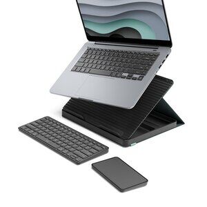 Logitech Casa Pop-up Desk - Classic Chic colorway (teal)